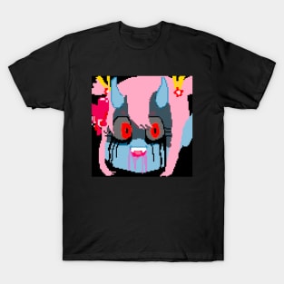 Taomi Yandere Demon Girl Pixel Art T-Shirt